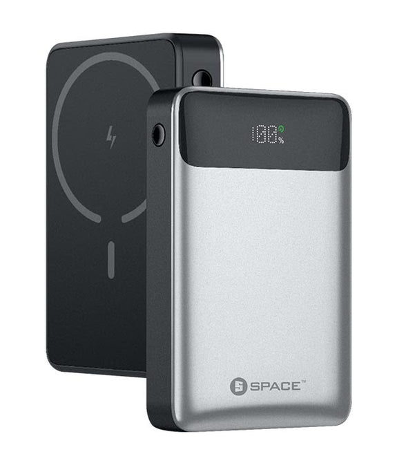 Wireless Power Bank 10000mAh – 15W Magnetic Wireless Charging, 22.5W PD & 1-Year Warranty