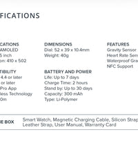 One Smart Watch – 1.95" AMOLED Curved Display, Bluetooth Calling & Health Monitoring