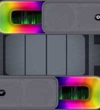 RISE Wireless Boombar Series – Dual Speakers, RGB Lighting & Long Battery Life-1 Year Warranty