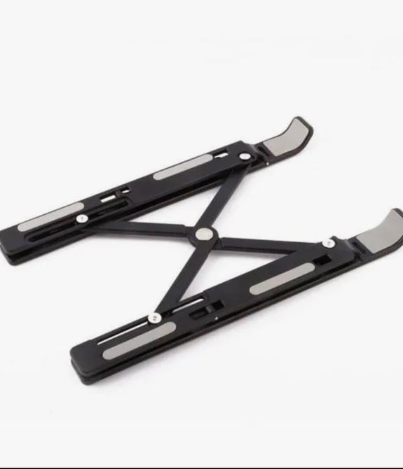 18-Inch Aluminum Alloy Laptop Stand – Foldable, 6-Angle Adjustable & Portable