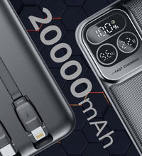 Speed PD + QC 3.0 Power Bank 20000mAh – 24W Fast Charging, LCD Display & 1-Year Warranty