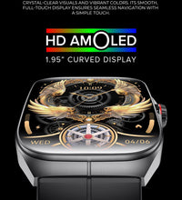 One Smart Watch – 1.95" AMOLED Curved Display, Bluetooth Calling & Health Monitoring
