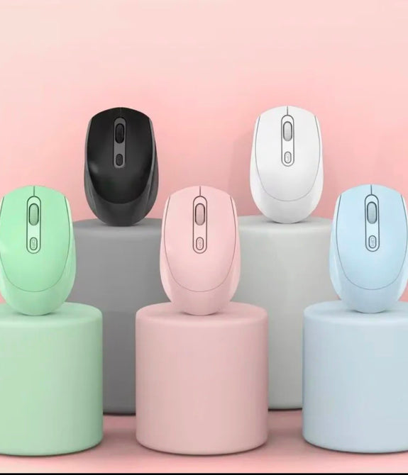 Wireless Bluetooth Mouse – Dual Mode 2.4G & Bluetooth, Rechargeable, Silent Click & 1600 DPI
