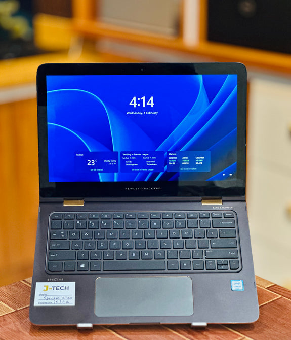 HP SPECTRE, Touch 2 in 1, X360 DIAMOND CORE i5, 6th Gen, 8/256
