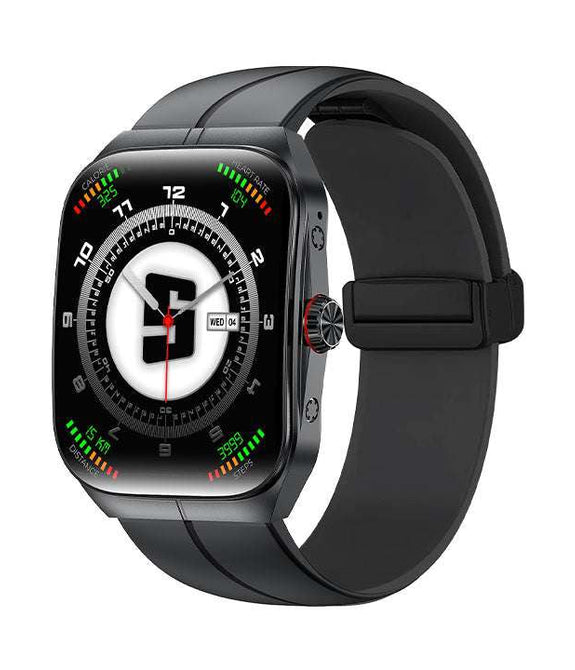 One Smart Watch – 1.95" AMOLED Curved Display, Bluetooth Calling & Health Monitoring