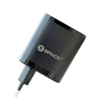 SPACE WC-85 Black Series 65W PD Fast Charger – 3-Port GaN-Style Wall Charger with PD, SuperFast & SuperVOOC Support