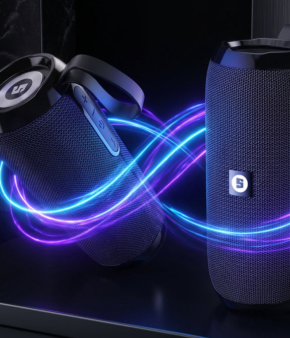Premium Bluetooth Speaker with TWS Connectivity, Deep Bass & Premium Sound – Wireless Speaker for Laptop & Mobile, 1-Year Warranty