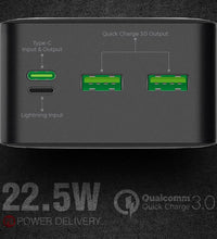 Speed PD + QC 3.0 Power Bank 30000mAh – 22.5W Fast Charging, Power Display & 1-Year Warranty