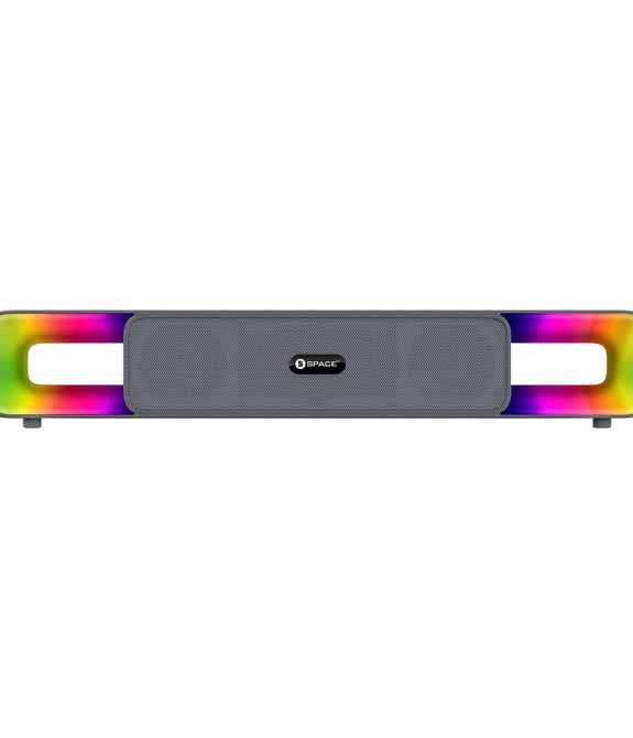 RISE Wireless Boombar Series – Dual Speakers, RGB Lighting & Long Battery Life-1 Year Warranty